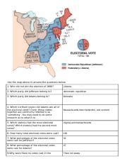 Student Copy of Election of 1800 Map Activity.docx - Use the map above ...