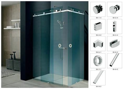 Glass Sliding Shower Door Hardware,Sliding Door Fitting For 8-10mm ...