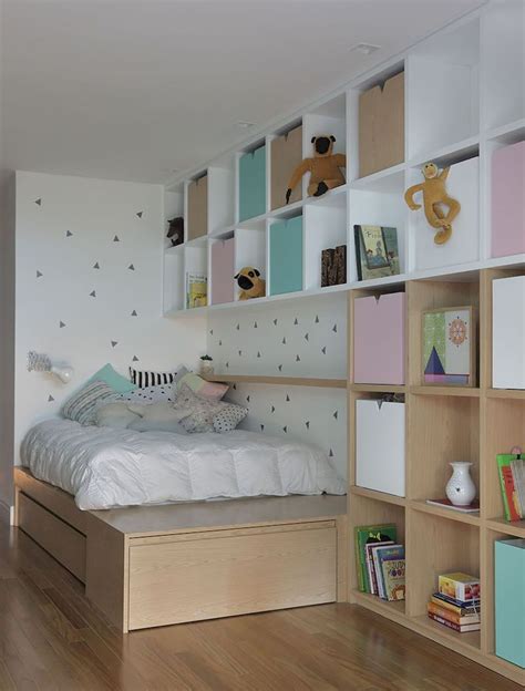 Small Space Kids Bedroom Storage - Design Corral