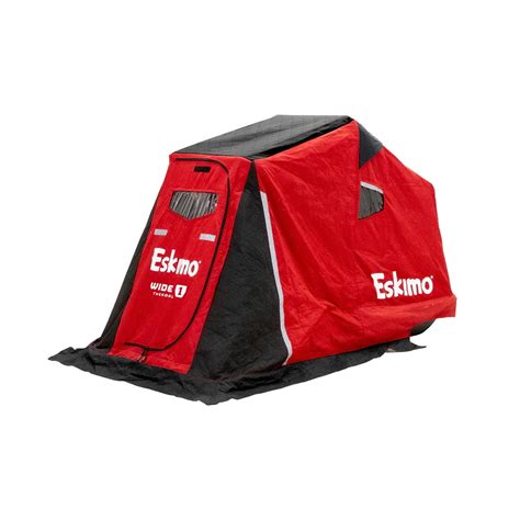 Eskimo Ice Fishing Wide 1 Thermal Sled Shelter Insulated Red - Walmart.com