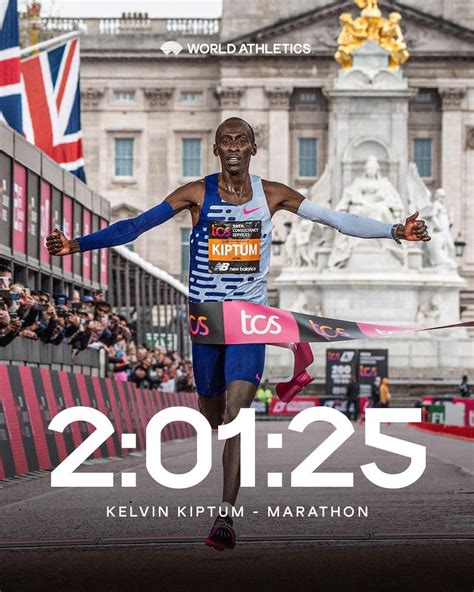 Kelvin Kiptum sets second fastest marathon ever at the London marathon ...