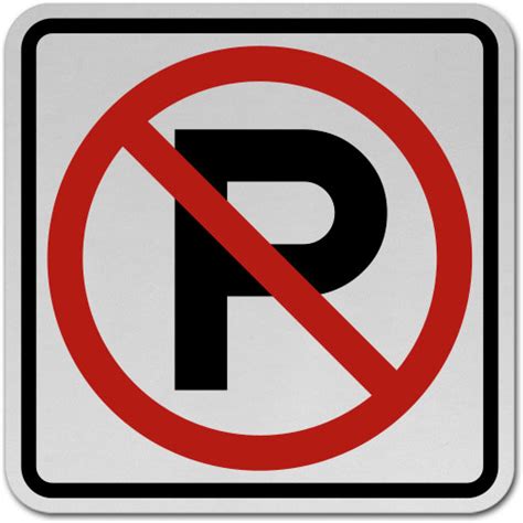 No Parking Sign W3625 - by SafetySign.com