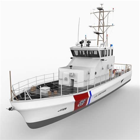 US Coast Guard Patrol Boat WPB 110 3D Model .max .obj .3ds .lwo .lw ...