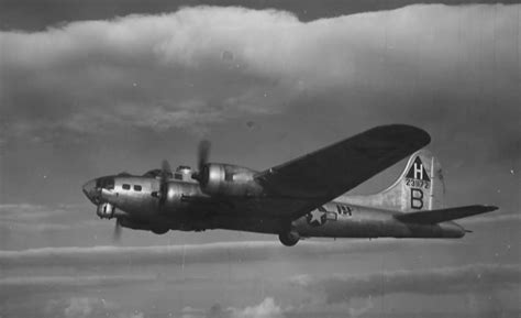 Boeing B-17 Flying Fortress of the 306th Bomb Group 367th Bomb Squadron 42-31172 In Flight ...