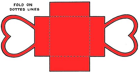 7 Best Images of Valentine Printable Heart Box Template - Heart Box Template Printable ...