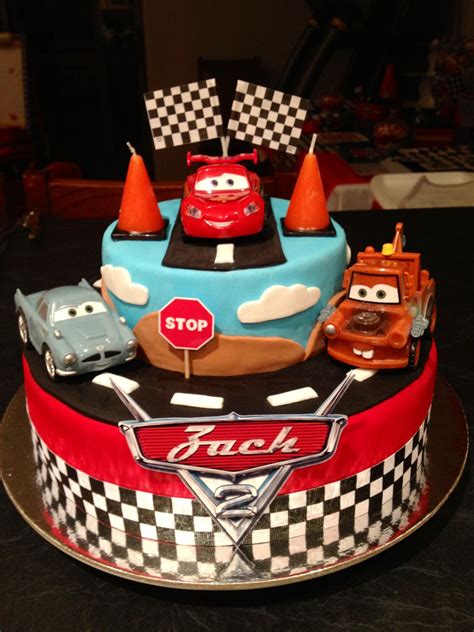 Pin by Lize Kruger on Disney Cars 2 Party 2013 | Disney cars cake, Cars birthday cake, Disney ...