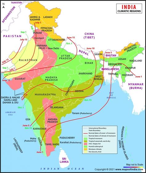 Climatic Regions of India - UPSC - UPSC Notes » LotusArise