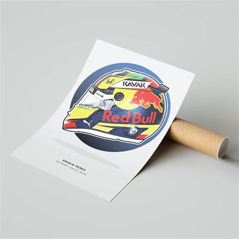 Sergio Perez Formula 1 2021 Helmet Print | GPBox