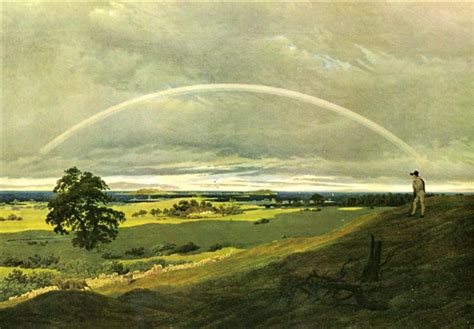 Landscape with rainbow, c.1810 - Caspar David Friedrich - WikiArt.org