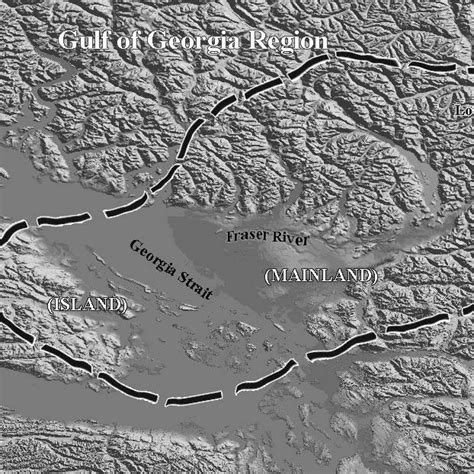 4. Map of the Central Coast Salish area showing the locations of ...