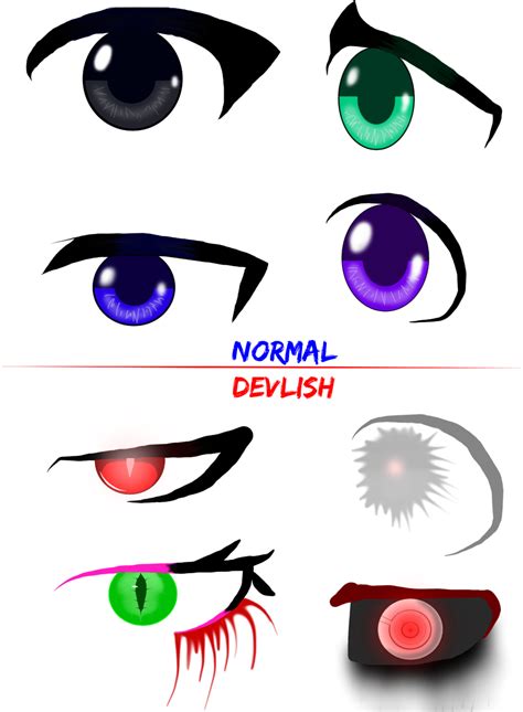 How To Draw Anime Evil Eyes