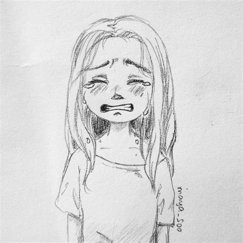 Crying Drawing, Pencil, Sketch, Colorful, Realistic Art Images | Drawing Skill