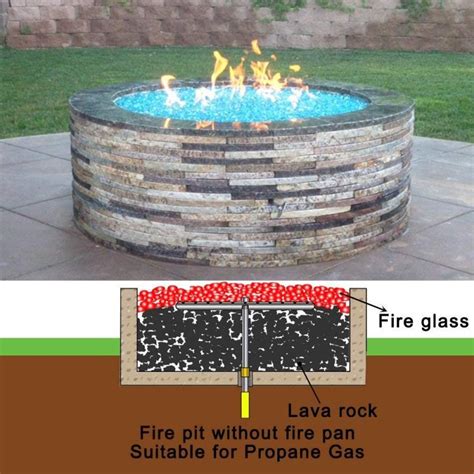 Stanbroil LP Propane Gas Fire Pit Stainless Steel Burner Ring ...