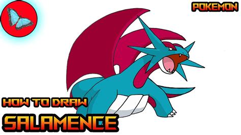 How To Draw Pokemon - Salamence - YouTube