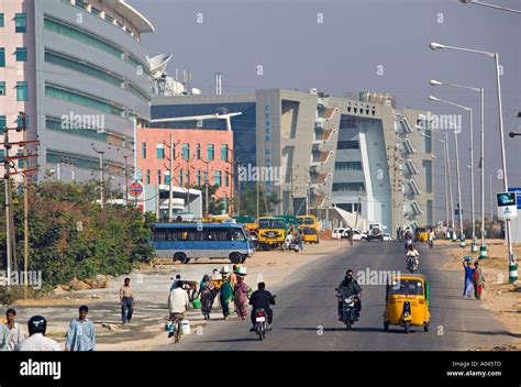 Hitec City, Hyderabad, Andhra Pradesh, India Stock Photo - Alamy