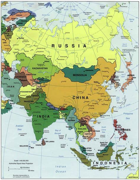 Map of China and Neighboring Countries, Asia Map | Asia map, World ...