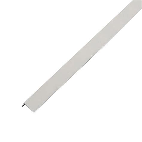 1 Metre PVC Unequal Angle Trim White 10 x 20mm - Ray Grahams DIY Store