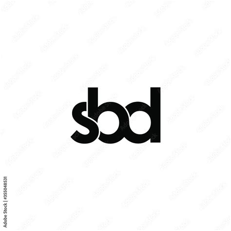 sbd letter original monogram logo design Stock Vector | Adobe Stock