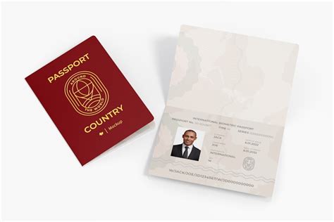 Passport PSD Mockup – Original Mockups