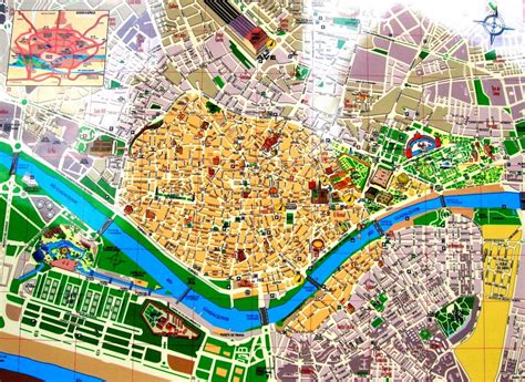 Sevilla Map - Detailed City And Metro Maps Of Sevilla For Download - Printable Tourist Map Of ...