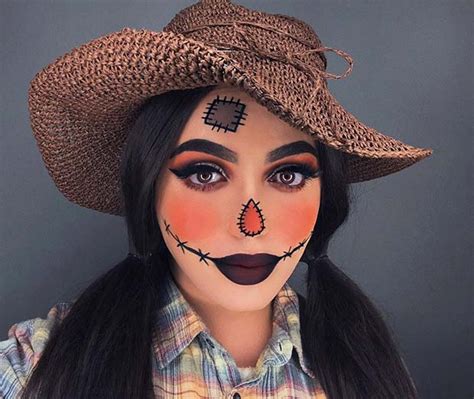 Easy Scarecrow Face Paint