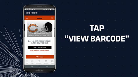 Suite Mobile Ticket Guide | Chicago Bears Official Website