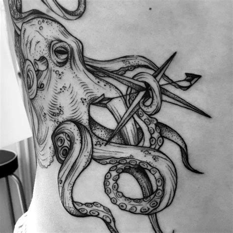 100 Kraken Tattoo Designs For Men - Sea Monster Ink Ideas