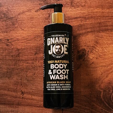 Body & Foot Wash: Natural Ingredients, Antibacterial, Anti-Odour & Ant - Gnarly Joe