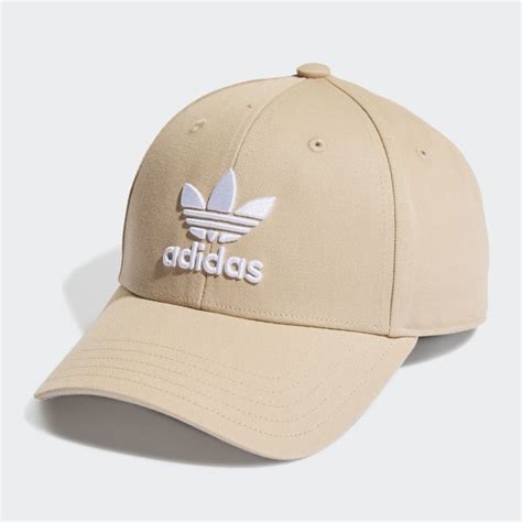 adidas Trefoil Baseball Cap - Beige | Free Shipping with adiClub ...