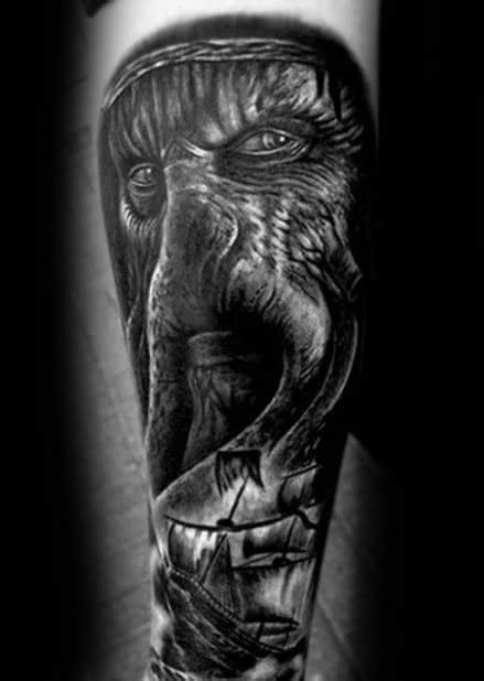 60 Classic Davy Jones Tattoo Designs for Men