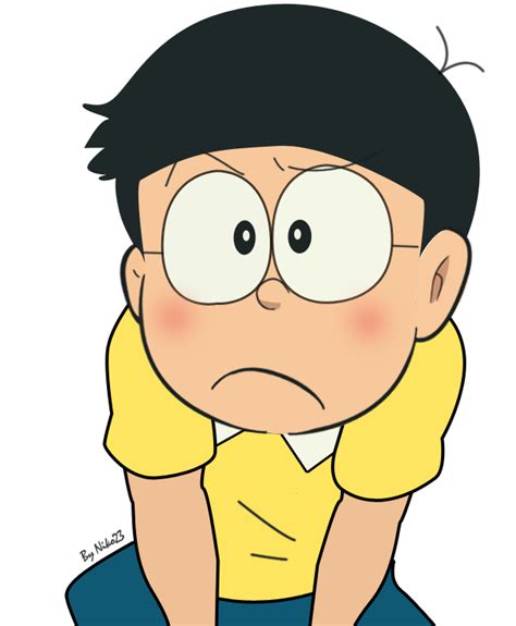 Image Of Nobita In Sad Mood - Desi Comments