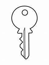 Key Coloring Pages  Free Printable For Kids sketch template