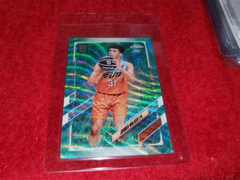 TOPPS CHROME OVERTIME BASKETBALL CARD #74 JOHNED WALKER AQUA WAVE 083/ ...