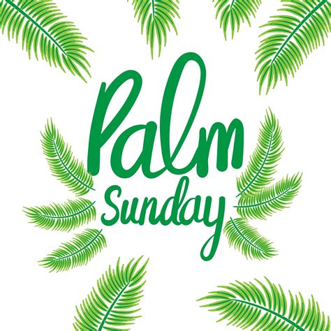 Palm Sunday Background 193850 Vector Art at Vecteezy