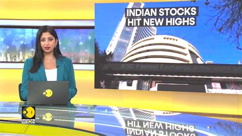 Indian stocks surge to a new high | World News | WION - World News