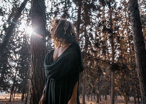 Free Images : woman, People in nature, tree, natural environment, forest, branch, light, beauty ...