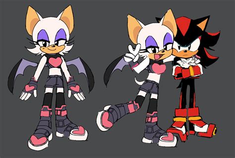 Shadow and rouge by sonicxoom on DeviantArt