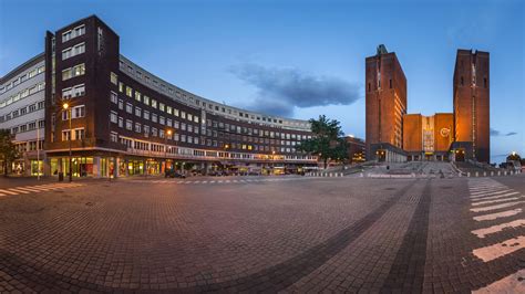 Panorama of City Hall, Oslo, Norway | Anshar Images