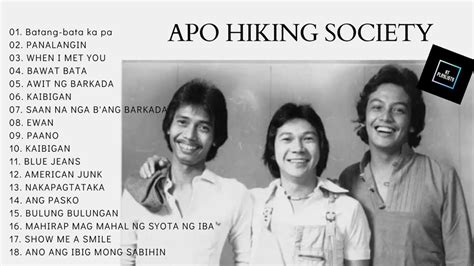 APO Hiking Society - Greatest Hits Album Playlist - YouTube