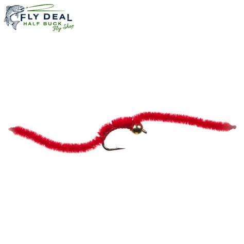 San Juan Worm Red - Tungsten - Fly Deal Flies