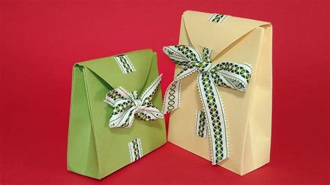 Unique origami gift bag / box for treats, presents or sweets! Any size ...