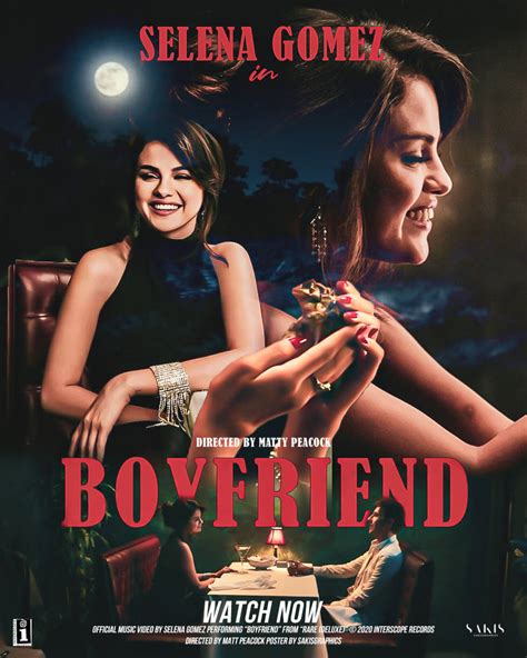 Selena Gomez - Boyfriend (poster) by Sakisgraphics on DeviantArt