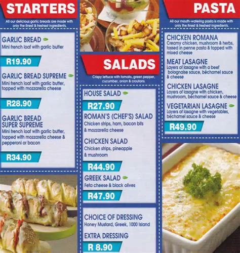 Roman's Pizza Menu, Menu for Roman's Pizza, Elarduspark, Pretoria - Zomato SA