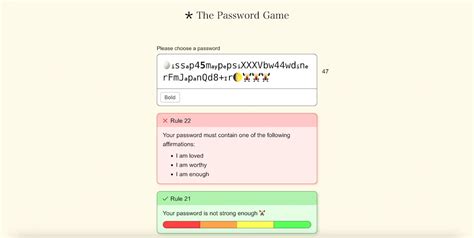 How to beat Rule 21 in the Password Game - Gaming News