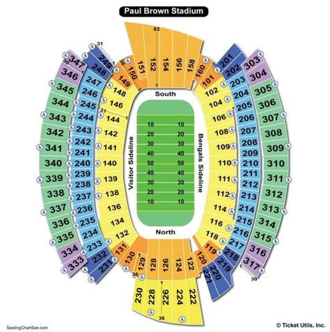 Paul Brown Stadium Seating Chart With Rows - Stadium Seating Chart