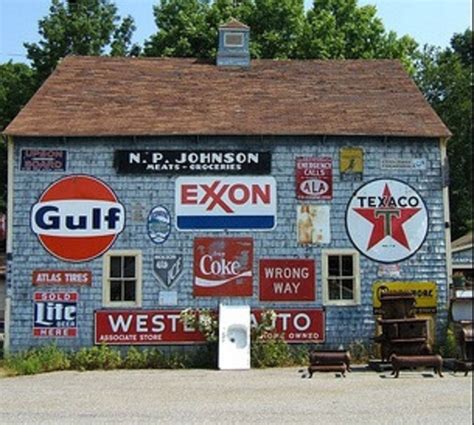 The Joy of Collecting Vintage Porcelain Gas Pump Signs and Oil Signs ...