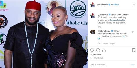 Yul Edochie and wife celebrate 15th wedding anniversary (photos)