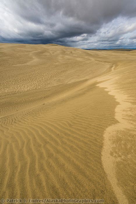 Landscape of the Great Kobuk Sand Dunes, Kobuk Valley National Park ...