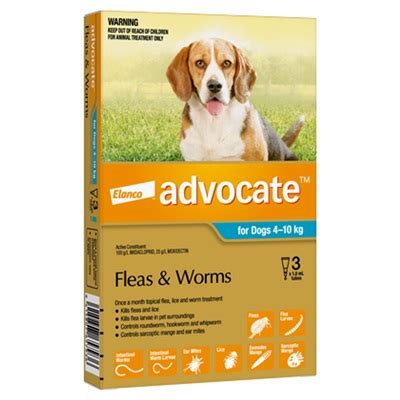 ADVOCATE DOG WORMER 4-10KG – Seeds & Cereals (2000) Ltd