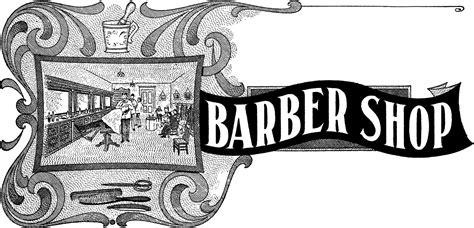 Vintage Barber Shop Sign Image! - The Graphics Fairy